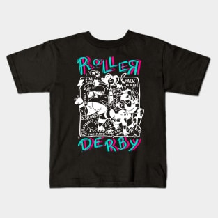 Roller Derby Chaos Kids T-Shirt